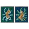 Stupell Industries Prowling Tiger Sitting Tiger Jungle 2 pc Framed Floater Canvas Wall Art Set Design by Yvette St. Amant